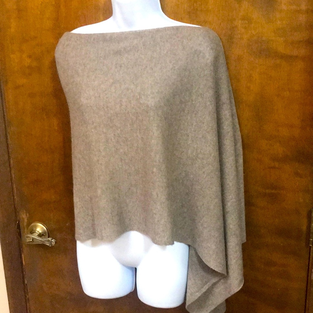St. Tropez West cashmere poncho